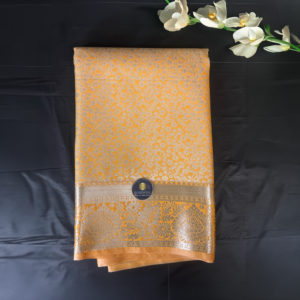 Kanchi Semi Silk Saree - Light Orange