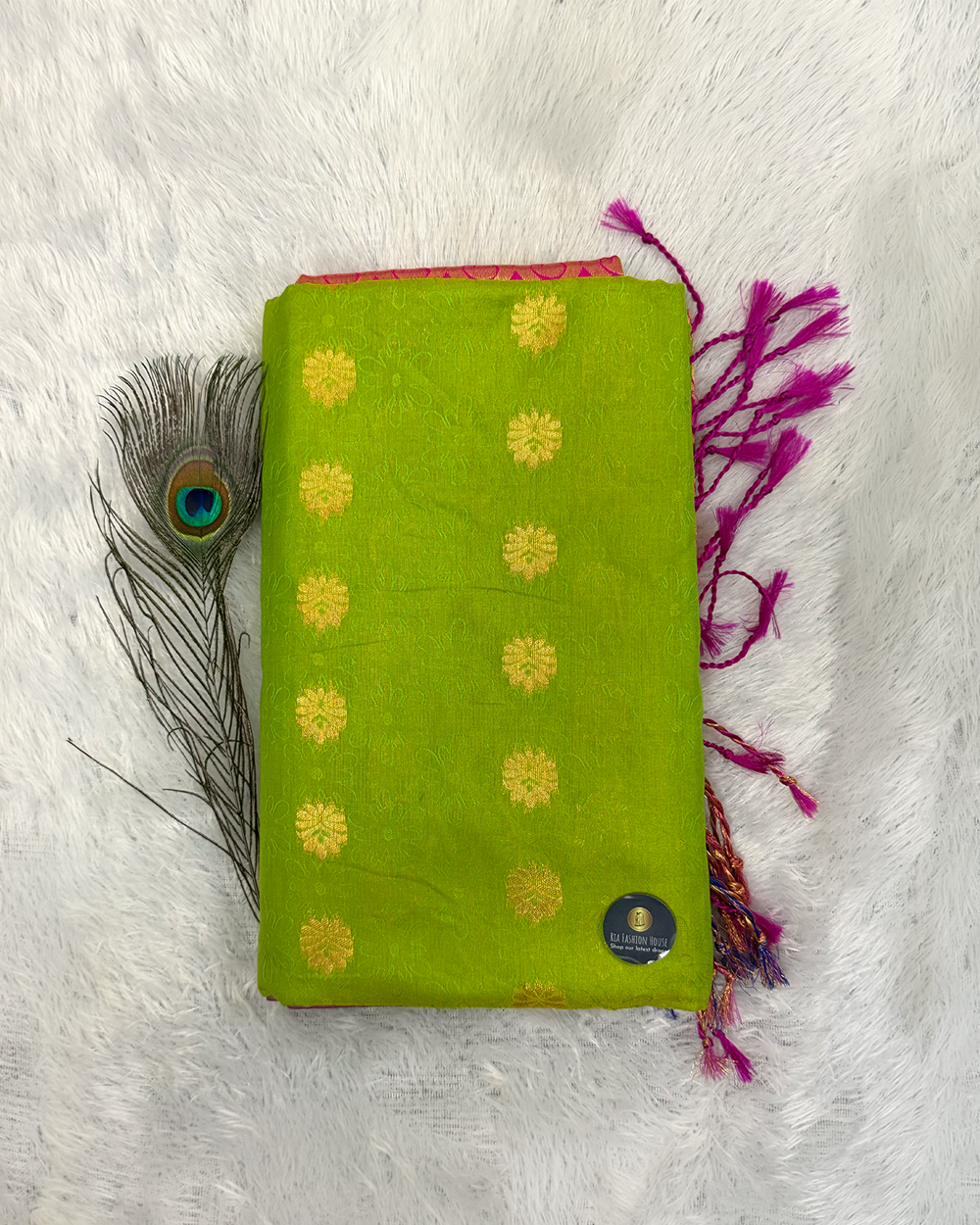 Kanchipuram Soft Silk Saree – Green