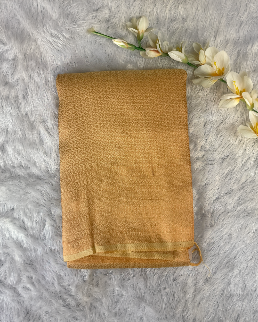 Soft Silk Saree –  Gold