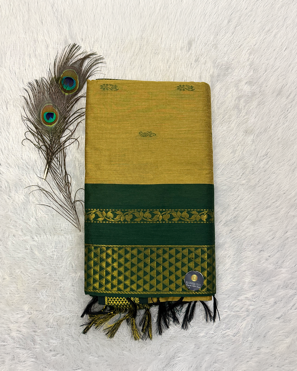 Kalyani Cotton Saree – Green