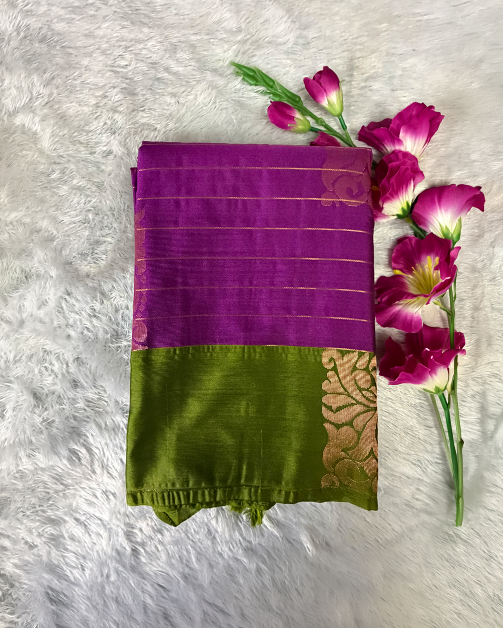 Royal Premium Silk Saree - Purple