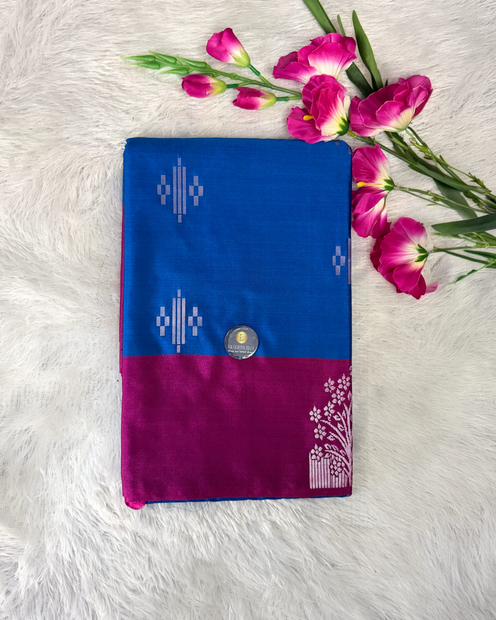 Royal Premium Silk Saree - Blue