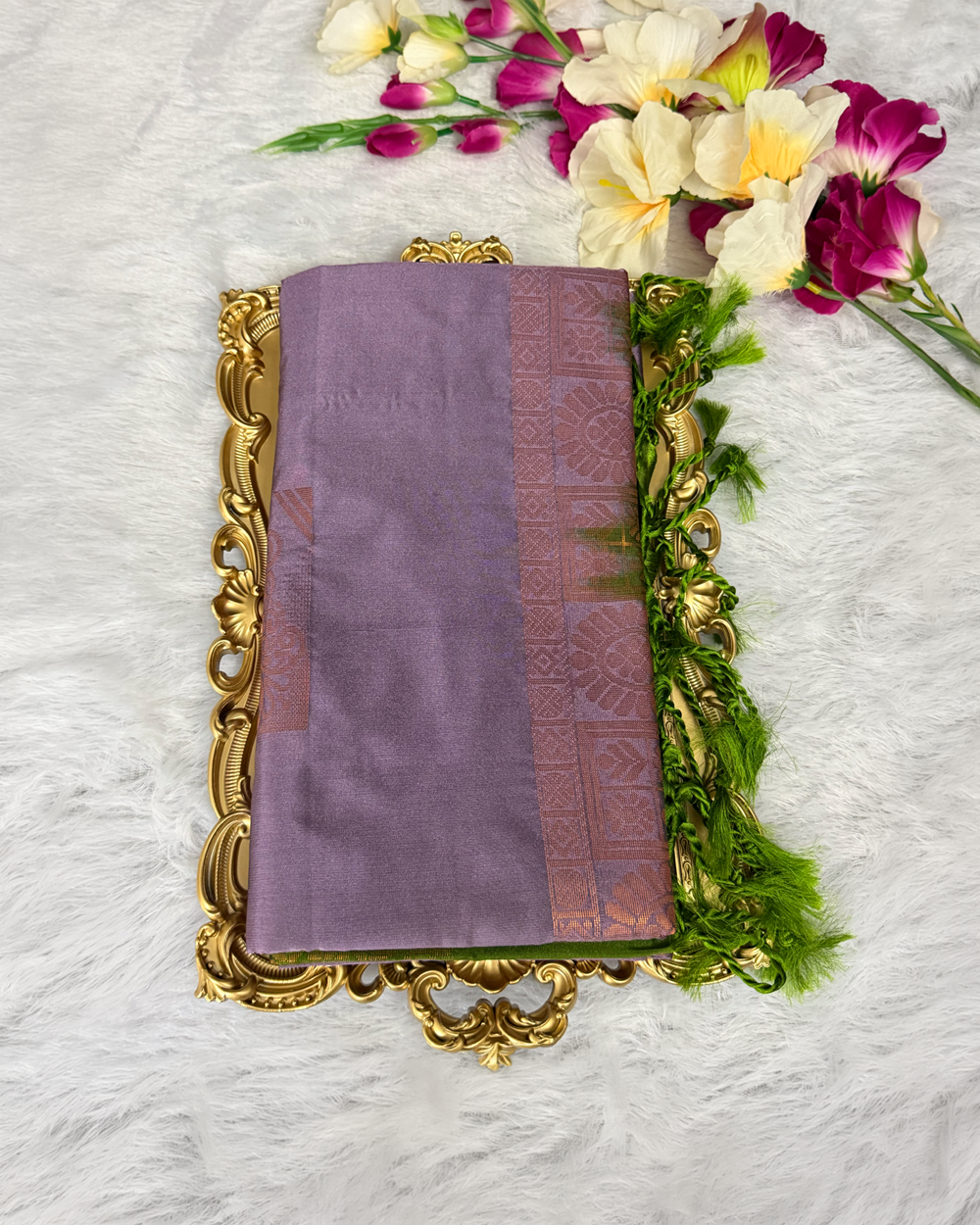 Royal Premium Silk Saree - Lavender